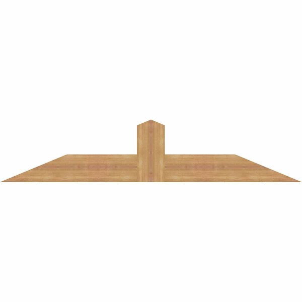 Ekena Millwork Portland Smooth Timber Gable Bracket, Western Red Cedar, 60"W x 12"H x 1 1/2"D x 5 1/2"F, 5/12 Pitch GBW060X12X0206POR00SWR - main